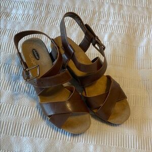 Dr Scholl’s Brown Strappy Sandals